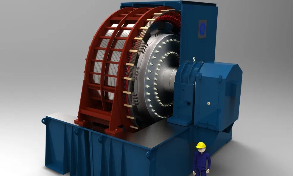 giant flywheel prototype