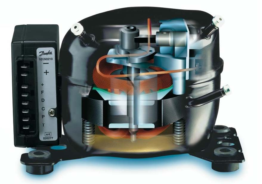 Из чего состоит компрессор холодильника старого образца